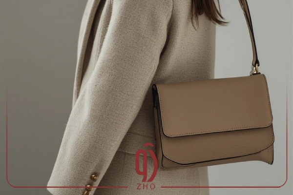 کیف دوشی چرم زنانه مینیمال